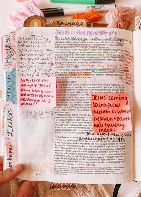 Bible Study, Bible Journaling, John 2, Faith, Christianity Bible Journaling John, Bible Study John, John Bible, Bible Highlighting, Bible John, Learn The Bible, Bible Study Books, Cute Bibles, Bible Journal Notes