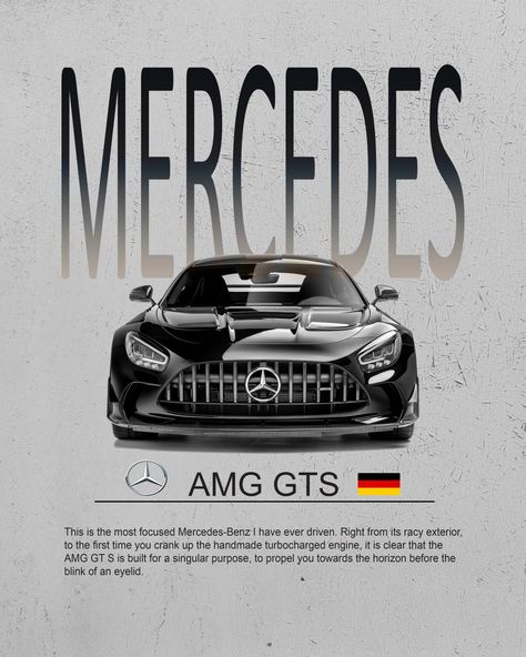 Amg Gt, Car Posters, Dream Car, Mercedes Amg, Car Wallpapers, Dream Cars, Poster Design, Tshirt Designs, Bike