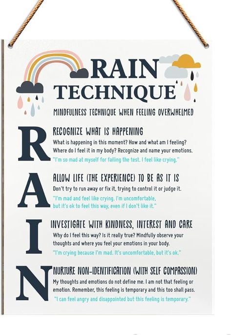 Rain Technique, Mental Health Bulletin Board Ideas, Office Wood Wall, Mental Health Classroom, Mental Health Board, Art Therapist Office, Social Worker Office, Health Classroom, Social Worker Office Decor