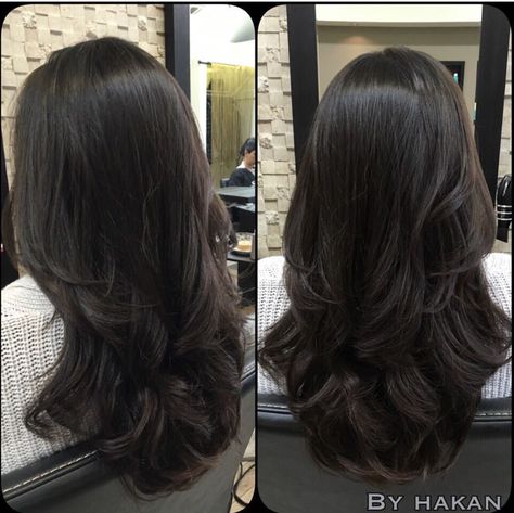 Haircuts For Long Hair With Layers, Hairstyles For Layered Hair, Long Layered Haircuts, Long Dark Hair, Haircuts For Medium Hair, Haircuts Straight Hair, Long Layered Hair, Haircuts For Long Hair, Hair Inspo Color