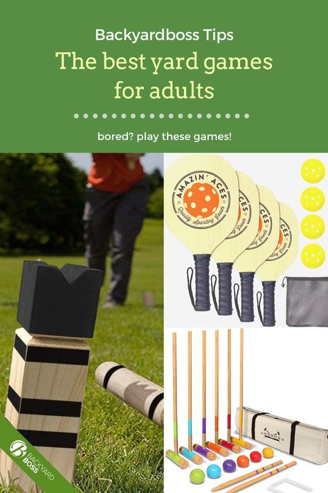 These are our picks for outdoor family games (including the adults!) that you can bring out during an afternoon BBQ. Yard Games For Adults, Kubb Game, Family Games Outdoor, Scientific Facts, Fun Outdoor Games, Games For Adults, Entertainment Ideas, Yard Games, Upper Body Strength