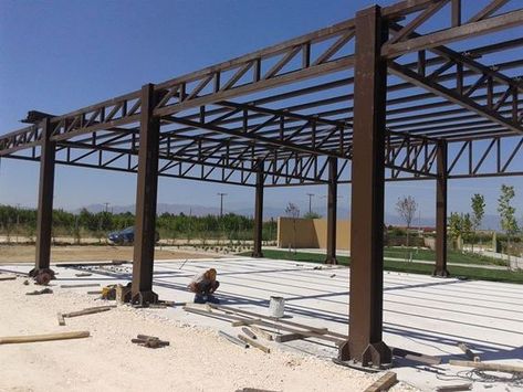 Types of Beam: Defenition and consultation In 2023 I Beam Structure, Metal Roof Construction, Truss Structure, Beam Structure, Steel Structure Buildings, Steel Frame House, Roof Beam, Steel Trusses, Metal Carports