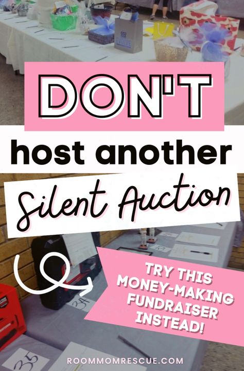 Can't wait to try this fun spin on the classic silent auction! Help for how to setup baskets, ticket information, gifts, signs, prize ideas, announcement help and more! Also, gift basket ideas and unique ways to make a fundraiser! Chinese Auction rules can be confusing, get clarity here! Check it all out at www.roommomrescue.com. Family Auction Ideas, Gift Card Presentation For Raffle Silent Auction, Fun Raiser Ideas Fundraising, Teacher Auction Experiences, Display Gift Cards For Auction, Christmas Auction Ideas, How To Run A Silent Auction, Companies That Donate To Silent Auctions, Casino Fundraiser Ideas