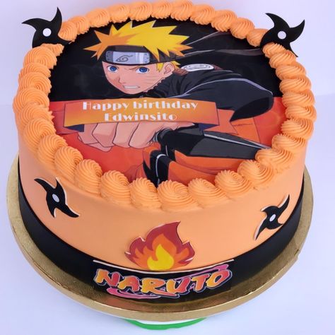 Naruto Theme Cake, Naruto Cake Ideas Birthdays, Naruto Birthday Cake, Naruto Cake, Naruto Nails, Naruto Theme, Naruto Birthday, Special Occasion Cakes, Theme Cake