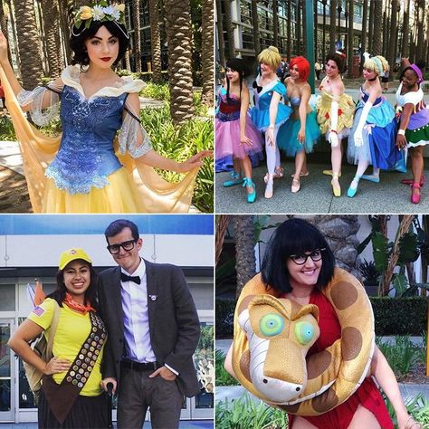 Disney Costumes at D23 Expo Diy Disney Princess Costume, Steampunk Belle, Disney Costume Ideas, Yzma And Kronk, Creative Costume Ideas, Creepy Costume, Disney Costumes Diy, Disney Characters Costumes, Creative Costume