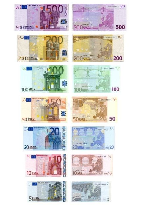 Fake Money Printable, Euro Notes, Banknotes Design, Banknotes Money, Money Poster, Money Template, Money Printables, Currency Design, Money Worksheets