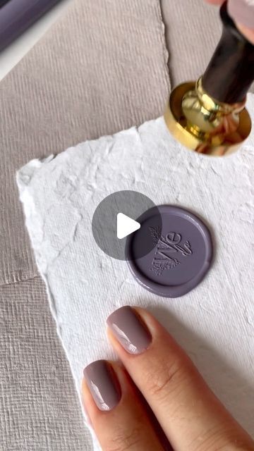 Iuliana Porusniuc on Instagram: "Really enjoyed to make this reel for you. 
New violet color and new « we do » stamp, designed and engraved by us✨

Stamp available only for self adhesive wax seals. 
………………………………

#waxseals #waxseal #waxsealstamp #waxsealing #selfadhesive #violet #wedo #cachetdecire #cachet #sceaux #autocollant #fairepartmariage #fairepart #wedding #weddinginvitations #madeinfrance #madebyus #madeinfrance #engraved #stylemepretty" Seals Videos, Wax Stamp Letter, Purple Wax Seal, Wax Seal Handle, Self Adhesive Wax Seals, Monogram Wax Seal, Wax Seal Stamp Custom, Violet Color, Wax Seal Stamp