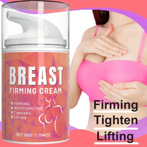 1pc, Breast Firming Cream (1.764oz/50g), Enriched With Jojoba Oil & Vitamin E, Honey-Infused, Lifting & Tightening Skin Care, Moisturizing Formula, Body Massage Cream For Women https://share.temu.com/iHsbteVOf4A via @shoptemu Massage Cream, Firming Cream, Body Massage, Beauty Secrets, Jojoba Oil, Vitamin E, The Secret, Massage, Vitamins