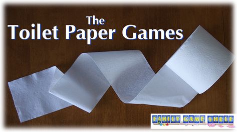 Toilet Paper Roll Games For Adults, Toilet Paper Games, Game Shelf, Paper Candy, Bar Games, Paper Games, Family Night, Family Game, Simple Game