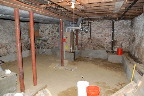 Renovating a 100 year old basement Basement Windows, Cheap Basement Ideas, Basement Diy, Low Ceiling Basement, Old Basement, Basement Remodel Diy, Man Cave Basement, Diy Basement, Basement Plans