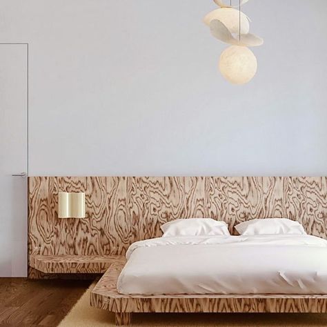 Headboard Inspiration, New Interior Design, Wood Bedroom, Bedroom Headboard, Wood Interiors, Boho Home, Residential Interior, Residential Design, Interior Inspo