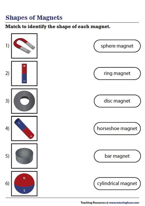 Shapes of Magnets Magnetic And Non Magnetic Worksheet, Magnets Worksheet, Magnet Worksheet, Magnet Lessons, 1st Grade Reading Worksheets, Magnets Science, Dr Seuss Activities, Magnetic Force, Bill Nye