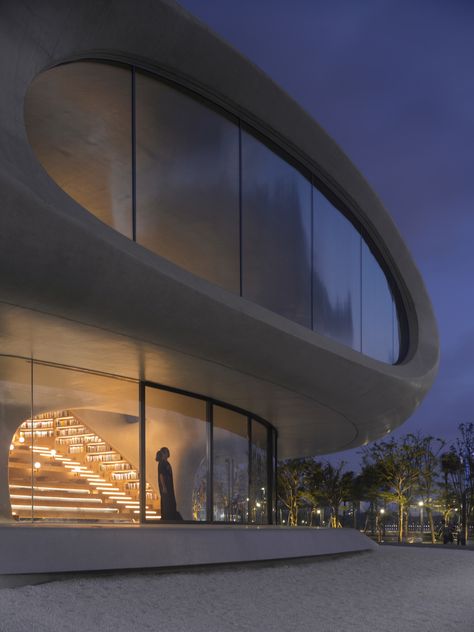 Library Project, Mad Design, Mad Architects, David Chipperfield Architects, Modern Architecture Design, Mix Use Building, Concrete Forms, Haikou, Traditional Building