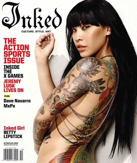 Inked magazine covers pop culture and music for people that enjoy Tattoo art or have Tattoo designs on their bodies. Each issue has interviews with popular celebrities and the tattoo artists who decorate their bodies. There are tons of photos to inspire your next work of body art. Watercolor Tattoo Flower, Tattoo Magazine, Duff Mckagan, Tattoed Women, Magazine Pictures, Inked Magazine, Tattoo Magazines, Amber Rose, Famous Photographers