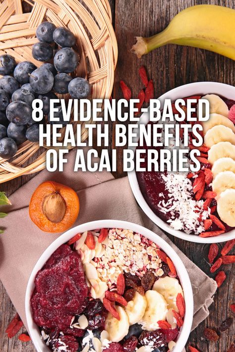 Health benefits of acai berry A small but very powerful superfruit with many health and vitamin benefits for our bodies. #acaiberry, #Acaiberries, #Acai, #acaiberryjuice, #wellness, #alternativehealth Benefits Of Acai, Vitamin Benefits, Acai Benefits, Benefits Of Berries, Benefits Of Vitamin A, Micro Nutrients, Bowl Of Cereal, The Amazon Rainforest, Health Vitamins