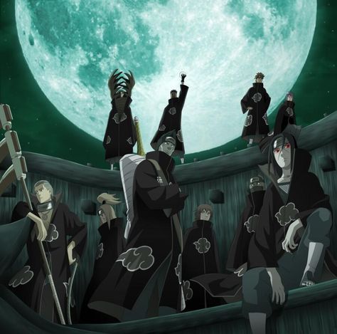 Akatsuki Naruto Akatsuki Clan, Poses Manga, Naruto Painting, Itachi Uchiha Art, Naruto Vs Sasuke, Gothic Anime, Anime Akatsuki, Cool Anime Wallpapers, Manga Anime One Piece