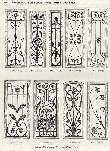 Art Nouveau Door Design, Art Nouveau Ironwork, Art Nouveau Doors, Art Nouveau Window, Art Nouveau Illustrations, Art Nouveau Door, Garage Deck, Art Deco Door, Koloman Moser