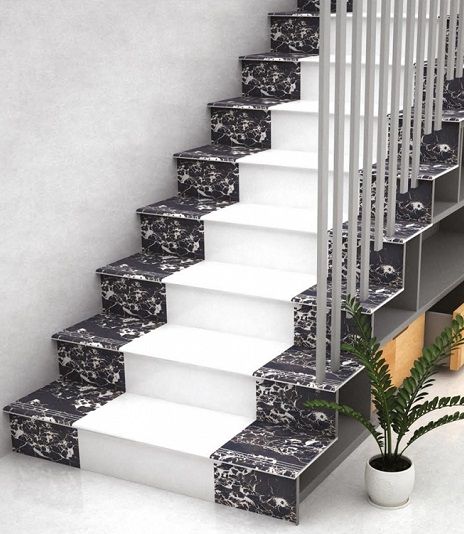 Tiles Design For Steps Staircase Tiles Design, Stairs Tiles Design, Tiled Staircase, Marble Flooring Design, Concrete Countertops Outdoor, Countertops Concrete, Staircase Design Modern, New Ceiling Design, Stairs Design Interior