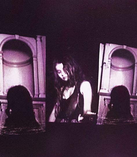 Whimsigoth Playlist Cover, Purple Mazzy Star, Whimsigoth Profile Pic, Hope Sandoval Aesthetic, Mysterious Pfps, Fade Into You Mazzy Star Aesthetic, Whismgothic Aesthetic, Whimsigoth Icons, Mazzy Star Purple