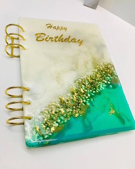 Resin Notebook 📒 #resinbookmarks #resinnotebook #resinart #resinartwork #resinartist #resinartists #diy #craftingideas #handmade #handmadewithlove #handmadegifts #gift #giftideas #personalised #smallbusiness #smallbusinessowner #smallbiz #dipoxy #dipoxygermany #artofinstagram #artphotography #epoxyideas Resin Notebook, Bloc Note, Resin Artwork, Epoxy Floor, Office Stationery, Resin Crafts, Resin Art, Gentleman, Notebook