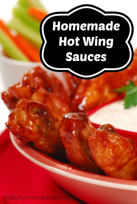 With the Superbowl right around the corner, I am sure that many of you will be making some sort of hot wings for appetizers during game day. I know in my home, we have tons of food on this day and it can get pretty expensive purchasing store bought wing sauces. Why not try making […] Homemade Hot Wings, Hot Wing Sauce Recipe, Hot Wing Sauce, Chicken Wing Sauce Recipes, Wing Sauces, Hot Chicken Wings, Hot Wing Recipe, Hot Wing Sauces, Wing Sauce Recipes