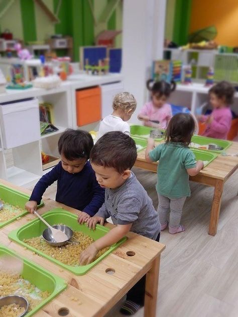 Daycare Room Design, Daycare Rooms, Montessori At Home, Kindergarten Interior, Preschool Designs, Daycare Decor, Daycare Design, Preschool Rooms, Kids Cafe