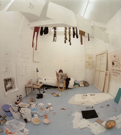 Aesthetic Place, Tracey Emin, Vedic Art, Studio Space, Photography Inspo, 인테리어 디자인, Artist Studio, Room Inspo, Art Studio