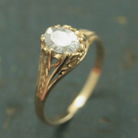 Engagement Rings, Rose Gold, Gold Filigree, Rose Gold Ring, Unique Vintage, Vintage Inspired, Gold Rings, Google Search, Ring