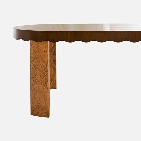 Furniture - Tables - Dining Tables French Farmhouse Dining Table, Vintage Dining Table, Farmhouse Dining Table, Top Interior Designers, Interior Architect, Scalloped Edges, Who Said, Vintage Table, Contemporary Furniture