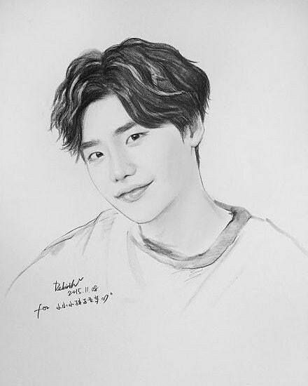 C Drama, Lee Jung Suk, Korean Painting, Kpop Drawings, Easy Drawings Sketches, Jong Suk, Book Art Diy, Lee Jong Suk, Lee Jong