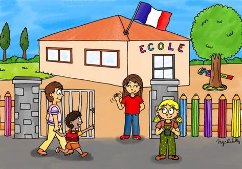 Dessin – La rentrée des classes | Journal de bord d'une instit' débutante | Bloglovin’ Image Illustration, Family Guy, Fictional Characters, Quick Saves, Art