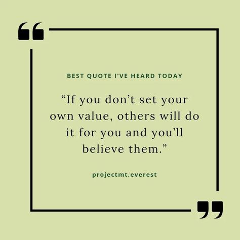 Best Quote I have heard Today. When we don't know who we are, others will do that job for us and we'll have so low self-esteem that we'll have no choice but to believe them. Here comes the power of Self- awareness in self growth or mastery..We need to be aware of who we are beforehand trying to project onto other's . . For more Motivational Content follow @projectmt.everest . . . #motivation #MindsetMatters #KnowYourWorth #SelfAcceptance #selfgrowthjourney #selfesteemboost #SelfDevelopment #... High Self Esteem Quotes Inspiration, Insecurities Quotes Self Esteem, Quotes For Self Esteem, Low Self Esteem Quotes, Self Awareness Quotes, Esteem Quotes, Awareness Quotes, Self Growth, French Quotes