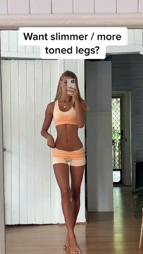 Slim Legs Workout, Toned Legs Workout, Summer Body Workout Plan, Leg Workout Routine, Leg Workout At Home, Beginner Workouts, Toned Legs, Summer Body Workouts, Trening Fitness