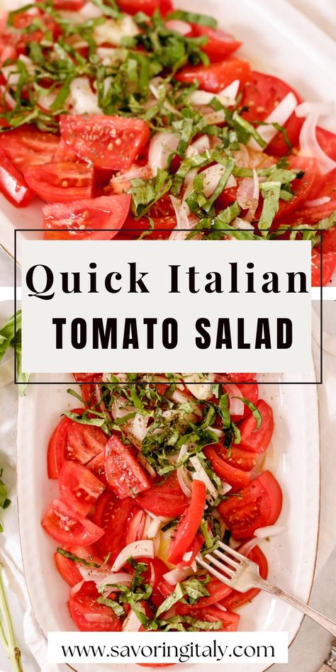 Fresh Tomato Side Dish Recipes, Italian Oregano Recipes, Tomato Green Pepper Onion Salad, Beefsteak Tomato Salad, Italian Tomato Salad Recipes, Tomato And Olive Salad, Roma Tomato Salad Recipes, Tomato And Olive Oil, Fresh Tomato And Basil Recipes