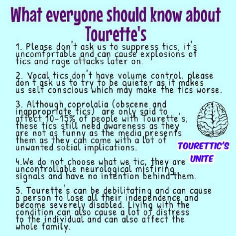 Neurodivergent Learning, Turrets Syndrome, Tourettes Awareness, Neurodivergent Things, Tourettes Syndrome Awareness, Neurodiversity Awareness, Tourettes Syndrome, Creative Writing Tips, Educational Psychology