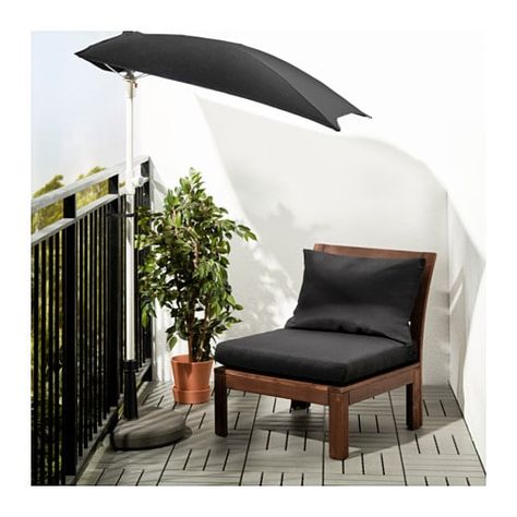 Ikea Applaro, Small Porch Decorating, Outdoor Seat Pads, Ikea Chair, Outdoor Seat Cushions, Chair Outdoor, Outdoor Seat, Small Patio, Easy Chair