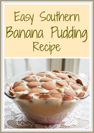 Oooh, this recipe for Southern Banana Pudding looks so easy...and yummy...                                                                                                                                                                                 More Banana Pudding No Jello, Banana Pudding Cooked, Banana Pudding Easy Recipes, How To Make Banana Pudding Easy, Southern Bannan Pudding, Easy Southern Banana Pudding, Banana Pudding Without Instant Pudding, Homade Banana Pudding, Homemade Southern Dinner Recipes