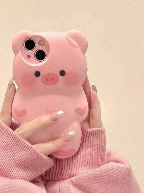 Pig Design, Pink 3d, Produk Apple, Paw Pattern, Design Phone Case, Animal Letters, Seductive Clothes, Bear Paws, 3d Laser