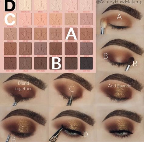 Colourful Eyeshadow Looks, Colourful Eyeshadow, Jeffree Star Eyeshadow, Makeup Pallettes, Jeffrey Star, Makeup Pictorial, Makeup Steps, Neutral Eyeshadow, Eye Makeup Pictures