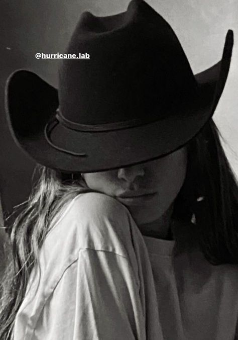 Instagram, Black, Hair, Cowboy Hat, A Black, A Woman, Cowboy, Black And White, White