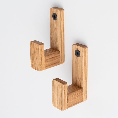 Modern Coat Hooks, Accessory Wall, Danish Oil Finish, Wooden Coat Hooks, Modern Wall Hooks, Wood Hooks, Wooden Wall Hooks, Wardrobe Door Handles, Store Design Boutique