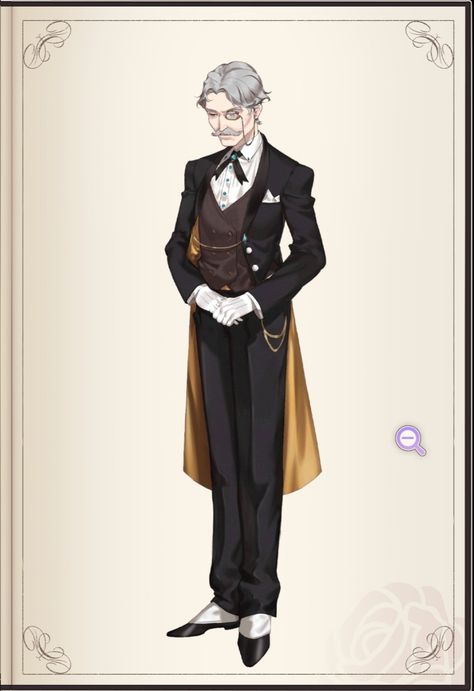 Butler Costume, Butler Outfit, Helix Waltz, Persona Anime, The Butler, Superhero Masks, Roleplay Characters, Old Anime, Pose Reference Photo