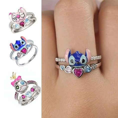 All Posts • Instagram Matching Rings Stitch And Angel, Pink Lilo And Stitch Slippers, Disney Ring, Fat Finger, Lilo And Stitch Earring, Angel Lilo And Stitch Plush, Stitch Necklace Disney, Stitch Ring, 6 Fingers