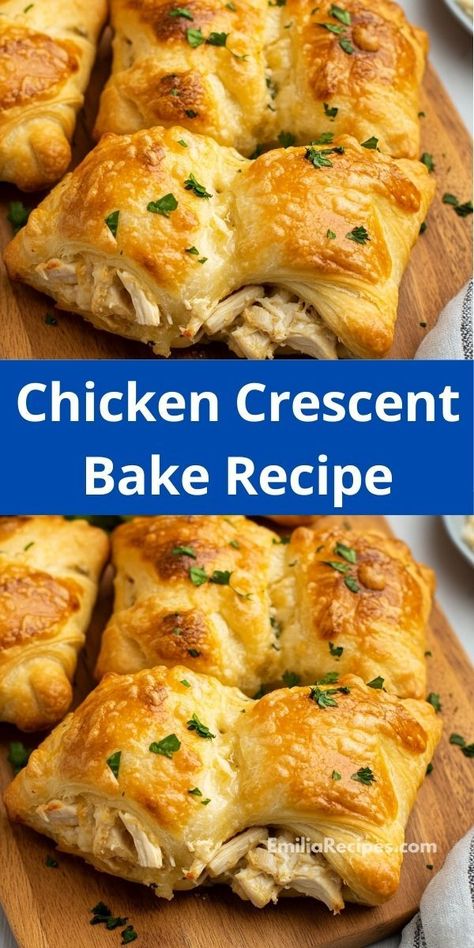 Craving a comforting meal that’s quick to prepare? Our Chicken Crescent Bake is a flavorful casserole recipe that comes together in no time. Enjoy a warm, satisfying dish that brings the whole family together at the dinner table. Chicken Crescents, Chicken Crescent Bake, Crescent Roll Casserole, Crescent Bake, Chicken Crescent Rolls, Chicken Crescent, Quick Family Dinners, Cream Cheese Crescent Rolls, Cream Cheese Chicken