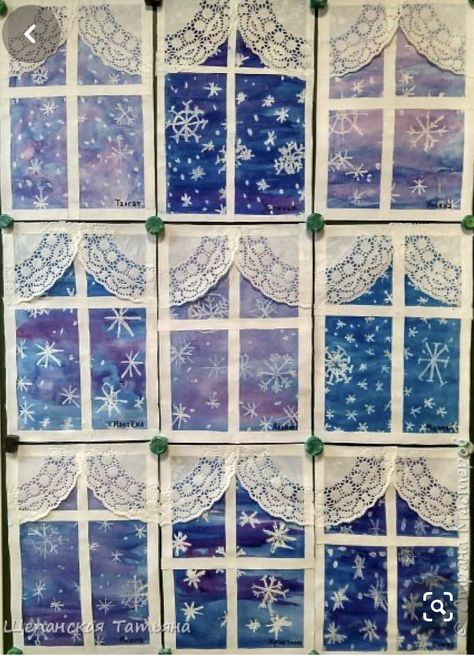 Winter Art Lesson, Preschool Art Projects, Christmas Art Projects, Winter Art Projects, Winter Preschool, Winter Crafts For Kids, Elementary Art Projects, Homeschool Art, Kindergarten Art