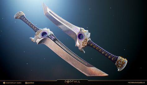 Fantasy Dual Blades, Ps5 Video, Dual Blades, Dual Swords, Fantasy Blade, Tactical Swords, Dragon Artwork Fantasy, Types Of Swords, Cool Swords