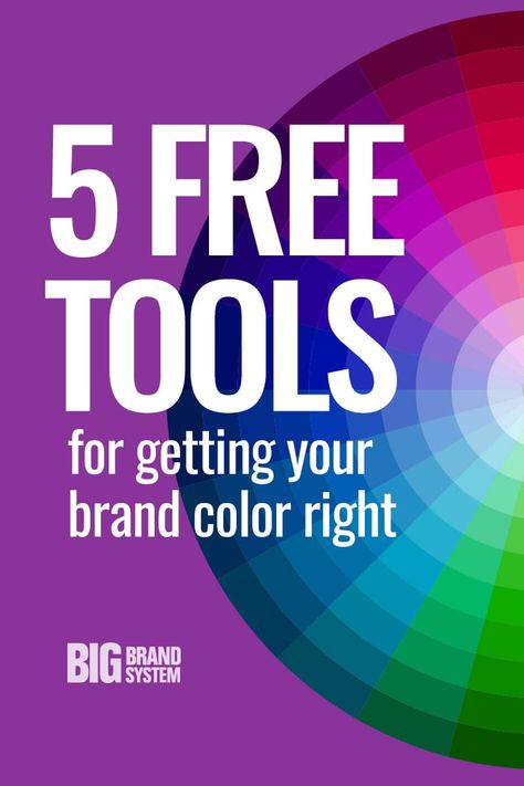 Looking for just the right color palette to express your brand? Click through for five designer-approved (free!) tools that will inspire you to choose the best brand colors for your business. #branding #personalbrand #colorpalette #visualmarketing via @BigBrandSystem Brand Colors Inspiration, Social Media Images Design, Personal Branding Logo, Brand Palette, Branding Tools, Business Colors, Branding Resources, Visual Marketing, Branding Tips