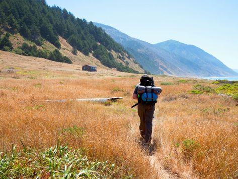 How to hike the Lost Coast in California Lost Coast Trail, California Hikes, California Coastline, Pacific Coast Highway, Survival Life, Black Sand Beach, Off The Beaten Path, Survival Prepping, Backpacking Travel