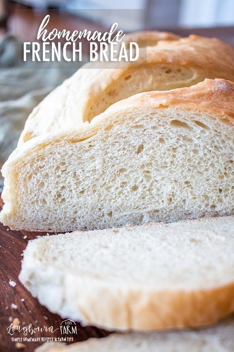 French bread is delicious and fluffy with a crunchy golden crust. It’s soft and chewy textures and great flavors pair well with just about anything. Easy Yeast Bread, Julia Childs, French Bread Loaf, Homemade French Bread, French Bread Recipe, Make Bread, Yeast Bread Recipes, Best Bread Recipe, Flatbread Recipes