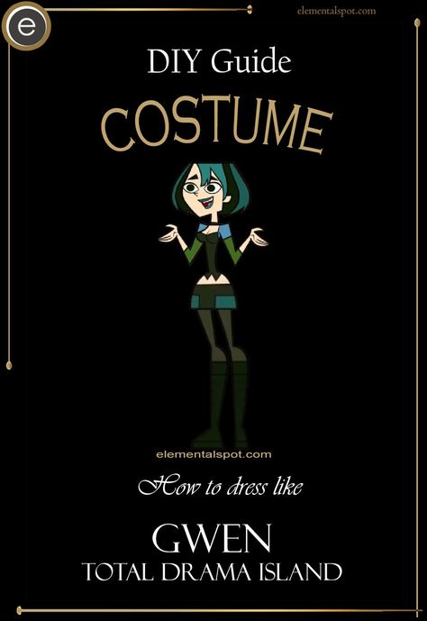 Drama Island Costume, Gwen From Total Drama Island, Harry Potter Dress Up, Gwen Total Drama, Movie And Series, Harry Potter Dress, Perfect Cosplay, Idea For Halloween, Series Characters